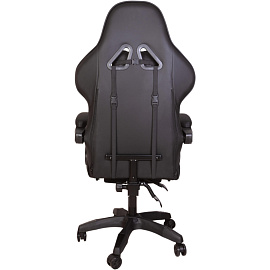 Кресло игровое Gramber А01 чёрное (экокожа, пластик)