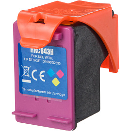 Картридж струйный Комус 121 CC643HE для HP цветной совместимый