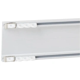 Карниз для штор двухрядный белый (240 см)