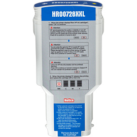 Картридж струйный Комус 728 F9K15A для HP желтый совместимый повышенной емкости