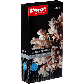 Картридж струйный Комус 728 F9K17A для HP голубой совместимый повышенной емкости