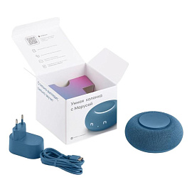 Умная колонка VK Капсула Мини синяя с подсветкой (MRC02BL)