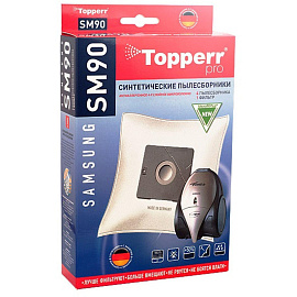 Пылесборник синтетич. для пылесосов Topperr SM 90(4 штуки в упаковке)