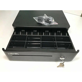 Денежный ящик Vioteh HVC-10 для касс ККМ Атол 355х330х90 мм черный