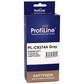 Картридж струйный ProfiLine 72 C9374A для HP серый совместимый фото Картридж струйный ProfiLine 72 C9374A для HP серый совместимый