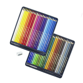 Карандаши акварельные Koh-i-Noor Mondeluz Nature шестигранные 48 цветов с кистями и точилкой в наборе