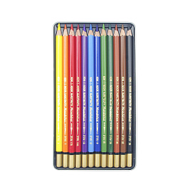 Карандаши акварельные Koh-i-Noor Mondeluz Old Man шестигранные 12 цветов в наборе