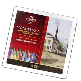 Карандаши акварельные Koh-i-Noor Mondeluz Пейзаж шестигранные 24 цвета в наборе