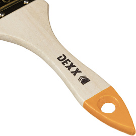 Кисть малярная плоская Dexx из натуральной щетины 75x9 мм (0100-075_z02) фото Кисть малярная плоская Dexx из натуральной щетины 75x9 мм (0100-075_z02)