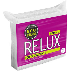 Палочки ватные Relux 100 штук