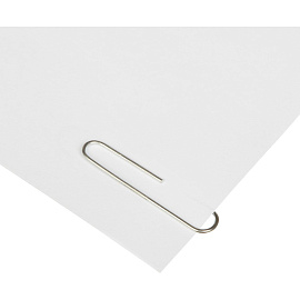 Скрепки канцелярские 50 мм Комус металлические оцинкованные (100 штук в упаковке)