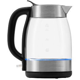 Чайник электрический Polaris PWK 1817CGL Water Way Pro серебристый