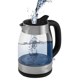 Чайник электрический Polaris PWK 1817CGL Water Way Pro серебристый