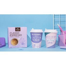 Кофе в капсулах для кофемашин Деловой Стандарт Espresso (16 штук в упаковке)