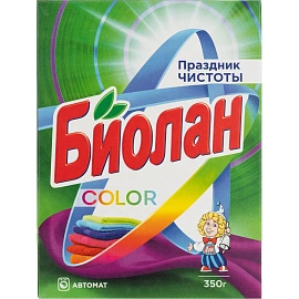 Порошок стиральный автомат Биолан Color 0.35 кг для цветного белья