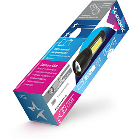 Фонарь ручной светодиодный Космос KocAc1011Lith аккумуляторный фото Фонарь ручной светодиодный Космос KocAc1011Lith аккумуляторный