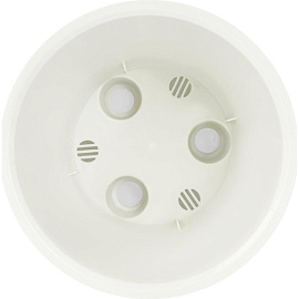 Горшок для цветов InGreen Sand 2 л с внутренней вставкой 1.4 л белый (14.6x16 см)