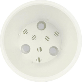 Горшок для цветов InGreen Sand 3.3 л с внутренней вставкой 2.7 л белый (17.7x19 см)