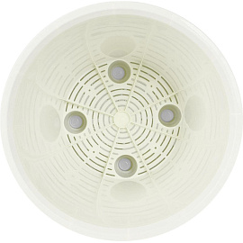 Горшок для цветов InGreen Sand 15.8 л с внутренней вставкой 14 л белый (30.2x32 см)