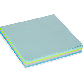 Стикеры Attache Bright colours Акварельная радуга 76x76 мм неоновые 4 цвета (1 блок на 100 листов)