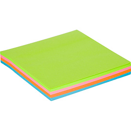 Стикеры Attache Simple Весенняя радуга 76x76 мм неоновые 4 цвета (1 блок на 100 листов)