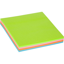 Стикеры Attache Simple Весенняя радуга 76x76 мм неоновые 4 цвета (1 блок на 100 листов)