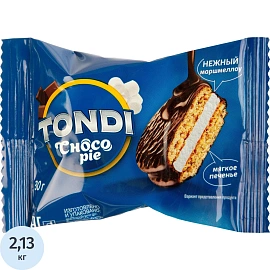 Печенье сдобное в глазури Tondi Choco Pie 2.13 кг