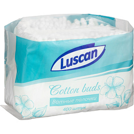 Палочки ватные Luscan 400 штук