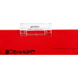 Подвесная папка Комус Foolscap до 200 листов красная (25 штук в упаковке)