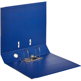 Папка-регистратор Attache А4 75 мм синяя бумвинил с защитным уголком