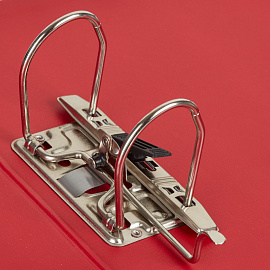 Папка-регистратор Attache А4 75 мм красная бумвинил с защитным уголком