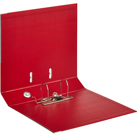 Папка-регистратор Attache А4 75 мм красная бумвинил с защитным уголком