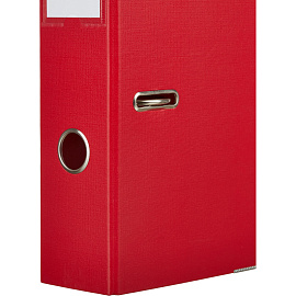 Папка-регистратор Attache А4 75 мм красная бумвинил с защитным уголком