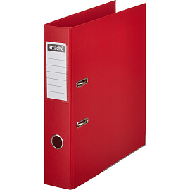 Папка-регистратор Attache А4 75 мм красная бумвинил с защитным уголком