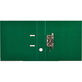 Папка-регистратор Attache 75 мм зелёная бумвинил с защитным уголком