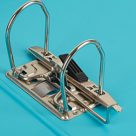 Папка-регистратор Attache А4 75 мм бирюзовая бумвинил с защитным уголком