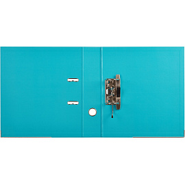 Папка-регистратор Attache А4 75 мм бирюзовая бумвинил с защитным уголком