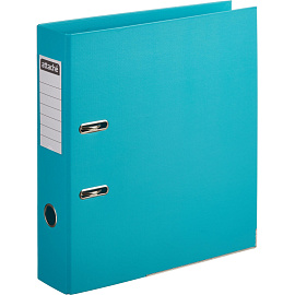 Папка-регистратор Attache А4 75 мм бирюзовая бумвинил с защитным уголком