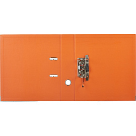 Папка-регистратор Attache А4 75 мм оранжевая бумвинил с защитным уголком