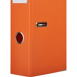 Папка-регистратор Attache А4 75 мм оранжевая бумвинил с защитным уголком