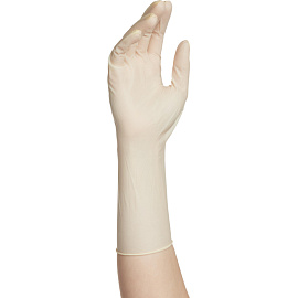 Перчатки медицинские хирургические латексные SFM текстурированные стерильные неопудренные размер XS (6) бежевые (50 пар/100 штук в упаковке)