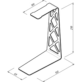 Подставка для наушников Embodiment настольная черная (EMB-HP-S-B)