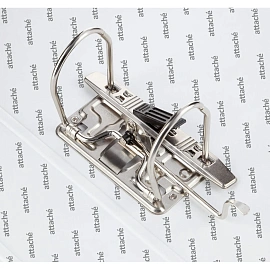 Папка-регистратор Attache Neon 75 мм зелёная ламинированная бумага/бумага