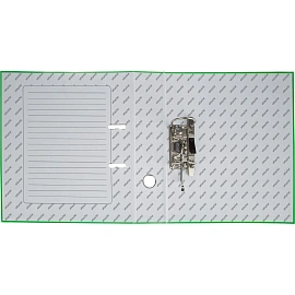 Папка-регистратор Attache Neon 75 мм зелёная ламинированная бумага/бумага