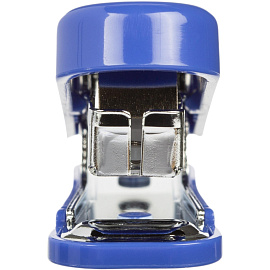 Степлер-мини Комус до 16 листов синий (скобы № 10, с антистеплером)