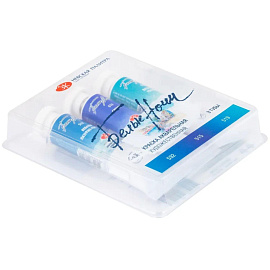 Краски акварельные Белые ночи Вода набор 3 цвета по 10 мл в тубах