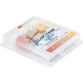 Краски акварельные Белые ночи Кожа набор 3 цвета по 10 мл в тубах