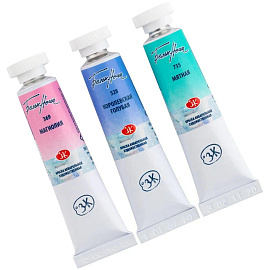 Краски акварельные Белые ночи Пастель набор 3 цвета по 10 мл в тубах