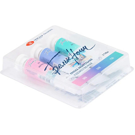 Краски акварельные Белые ночи Пастель набор 3 цвета по 10 мл в тубах