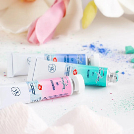 Краски акварельные Белые ночи Пастель набор 3 цвета по 10 мл в тубах